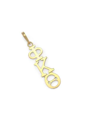 14k Solid Gold Phi Kappa Theta Lavaliere