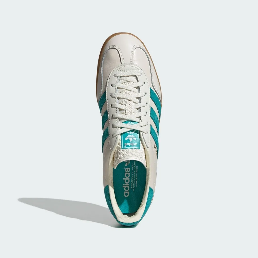 Adidas Originals Gazelle Indoor Turqoise Chalk White Footwear White Gum JI2583