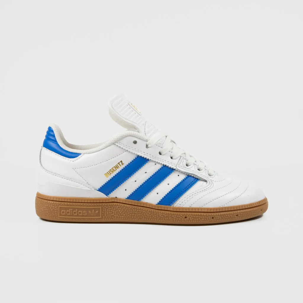 Adidas Skateboarding - Busenitz Shoes - Footwear White / Bluebird / Gold Metallic / Gum