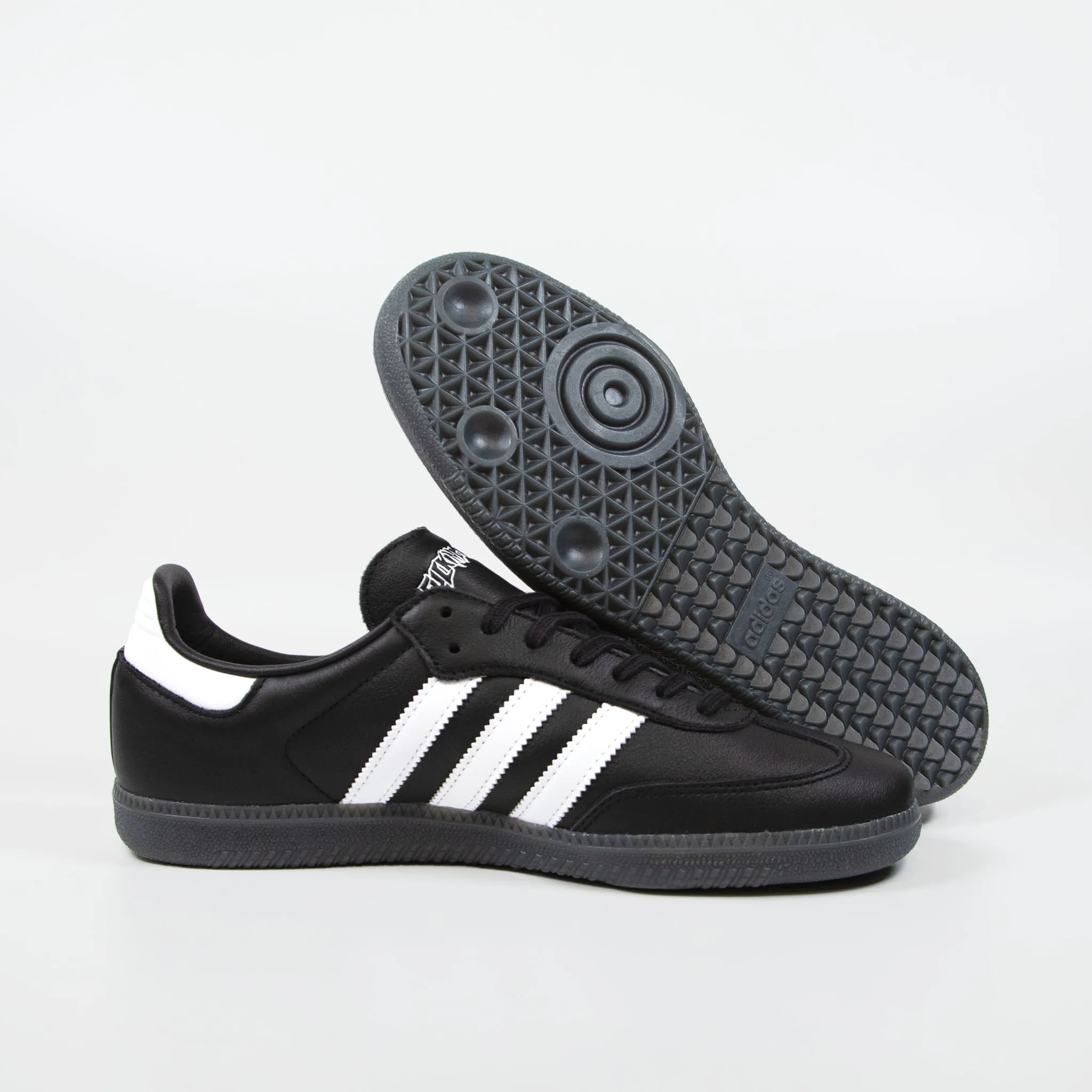 Adidas Skateboarding - Fucking Awesome Samba Shoes - Core Black / Footwear White / Gold Metallic