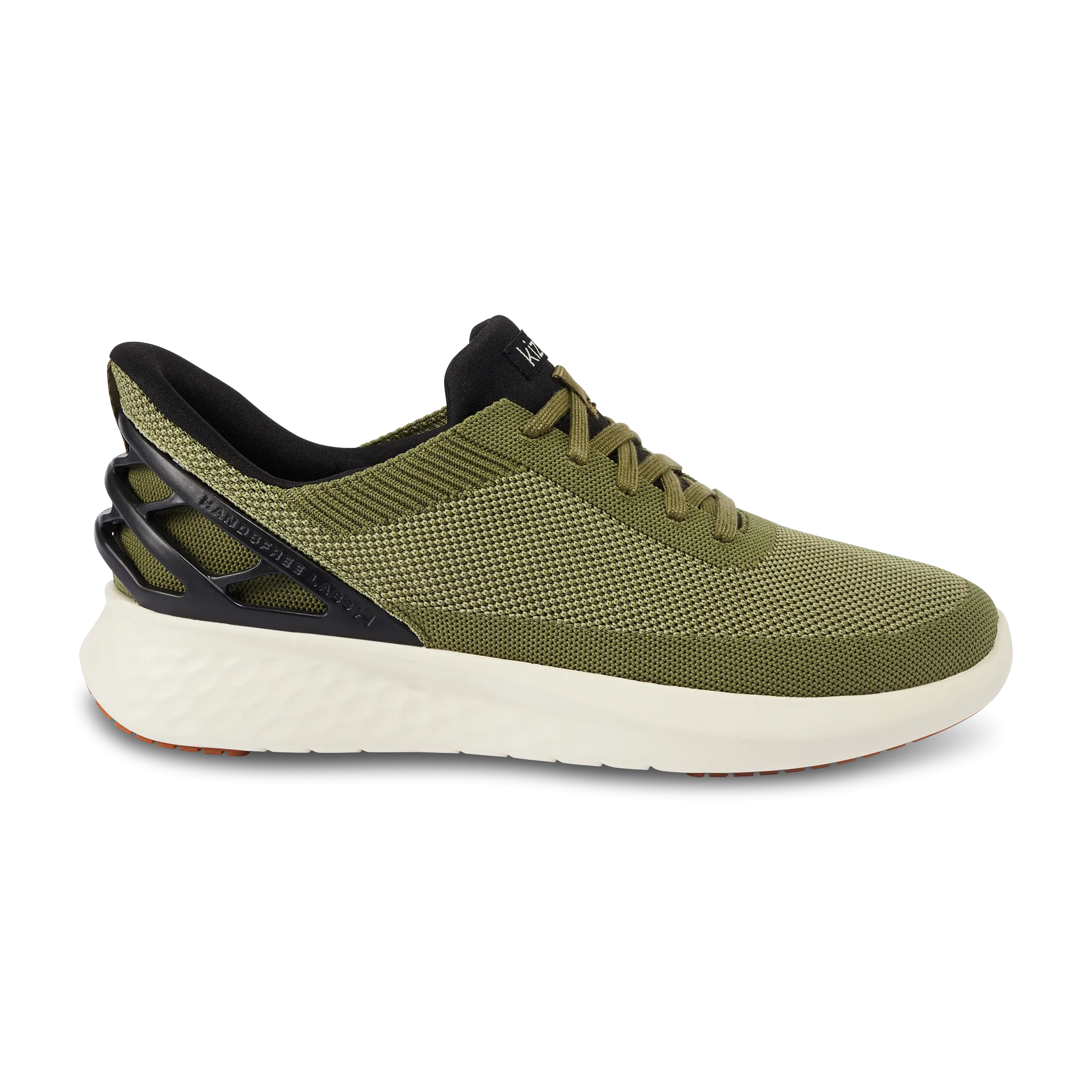  Athens Easy-on Sneaker in Olive Green  