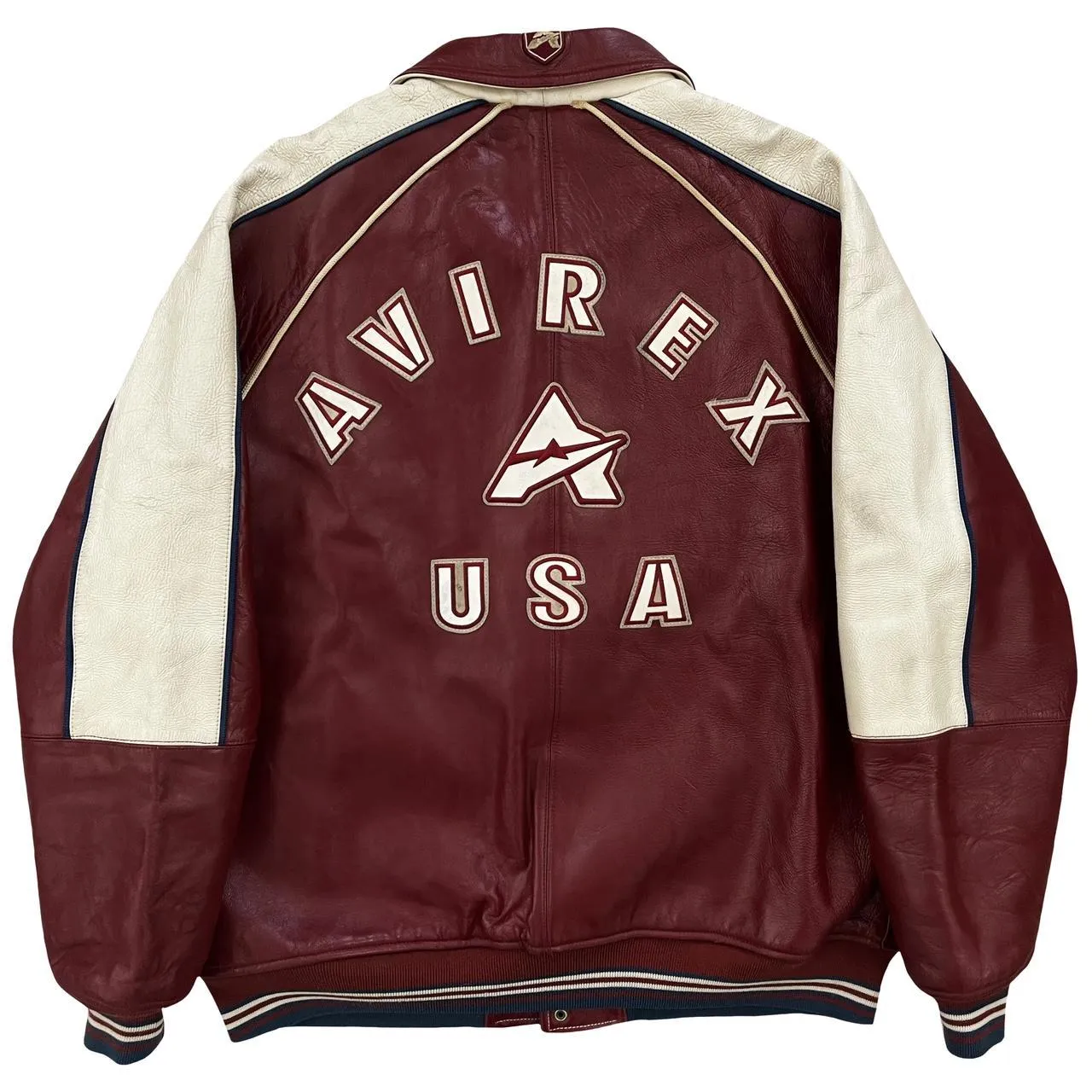 Avirex Leather Varsity Jacket