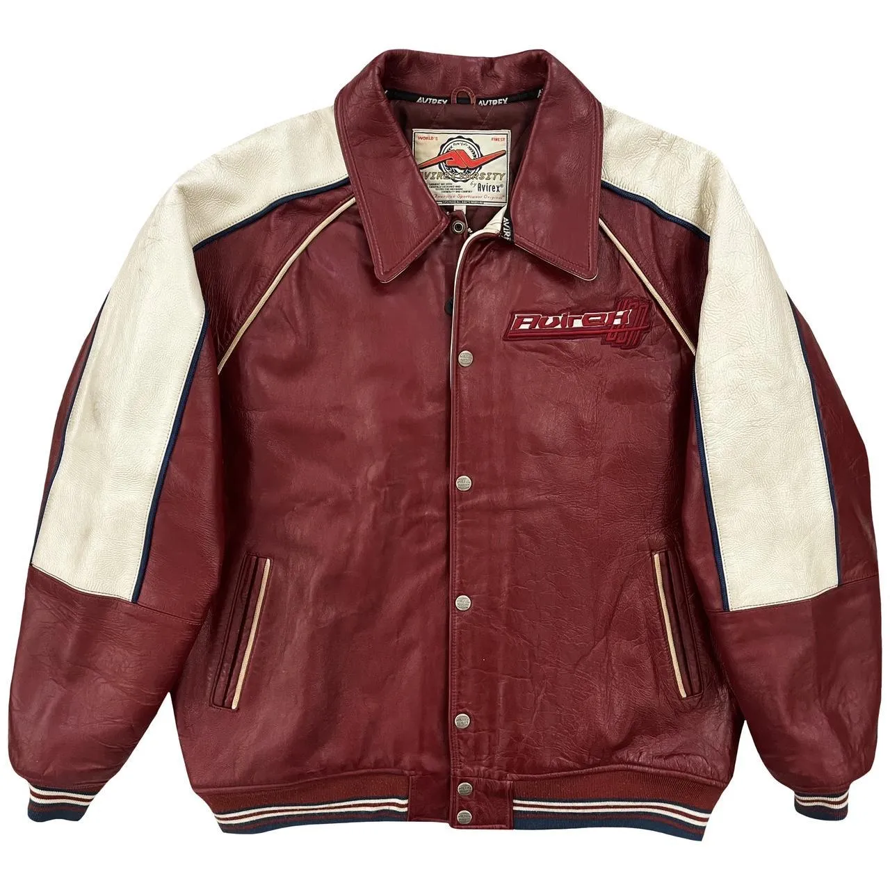 Avirex Leather Varsity Jacket