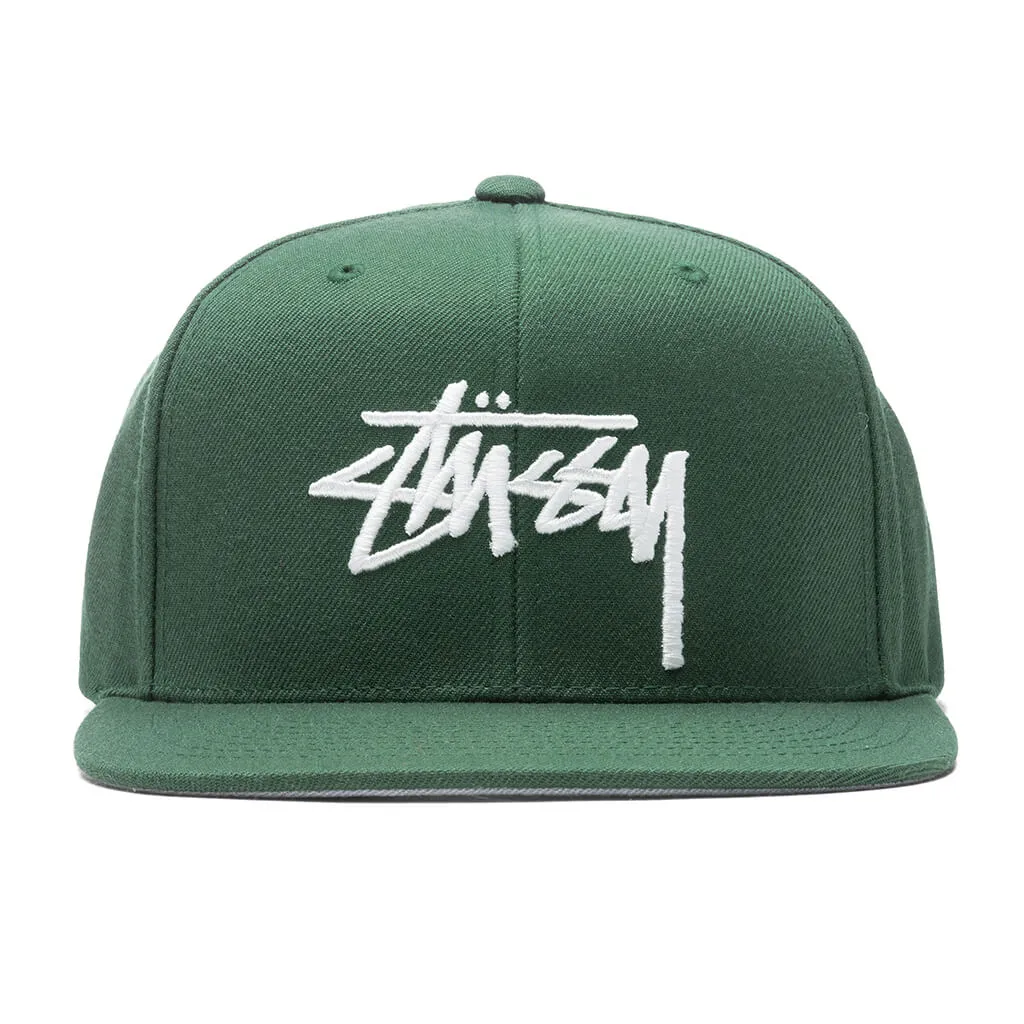 Big Stock High Crown Cap - Forest