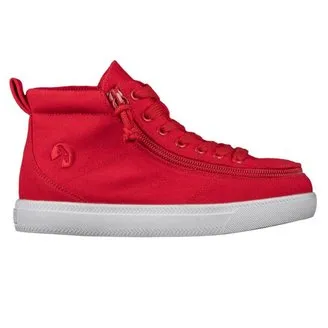 Billy Footwear (Kids) Extra Wide Fit - High Top Canvas Shoes