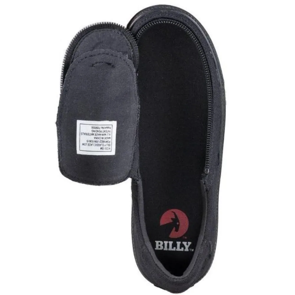 Billy Footwear (Kids) - Low Top Black Canvas shoes