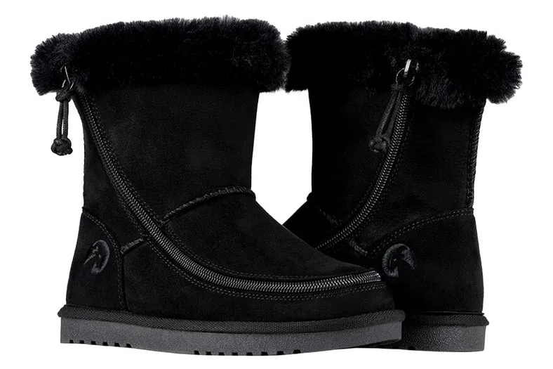 Billy Footwear  - WIDE Fit Faux Suede Cosy Boots 2 - KIDS