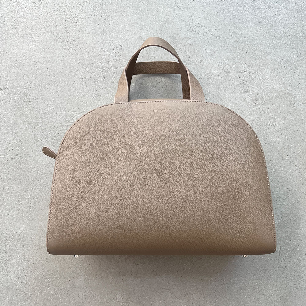 Bowling Bag Two Grained, Taupe (S)