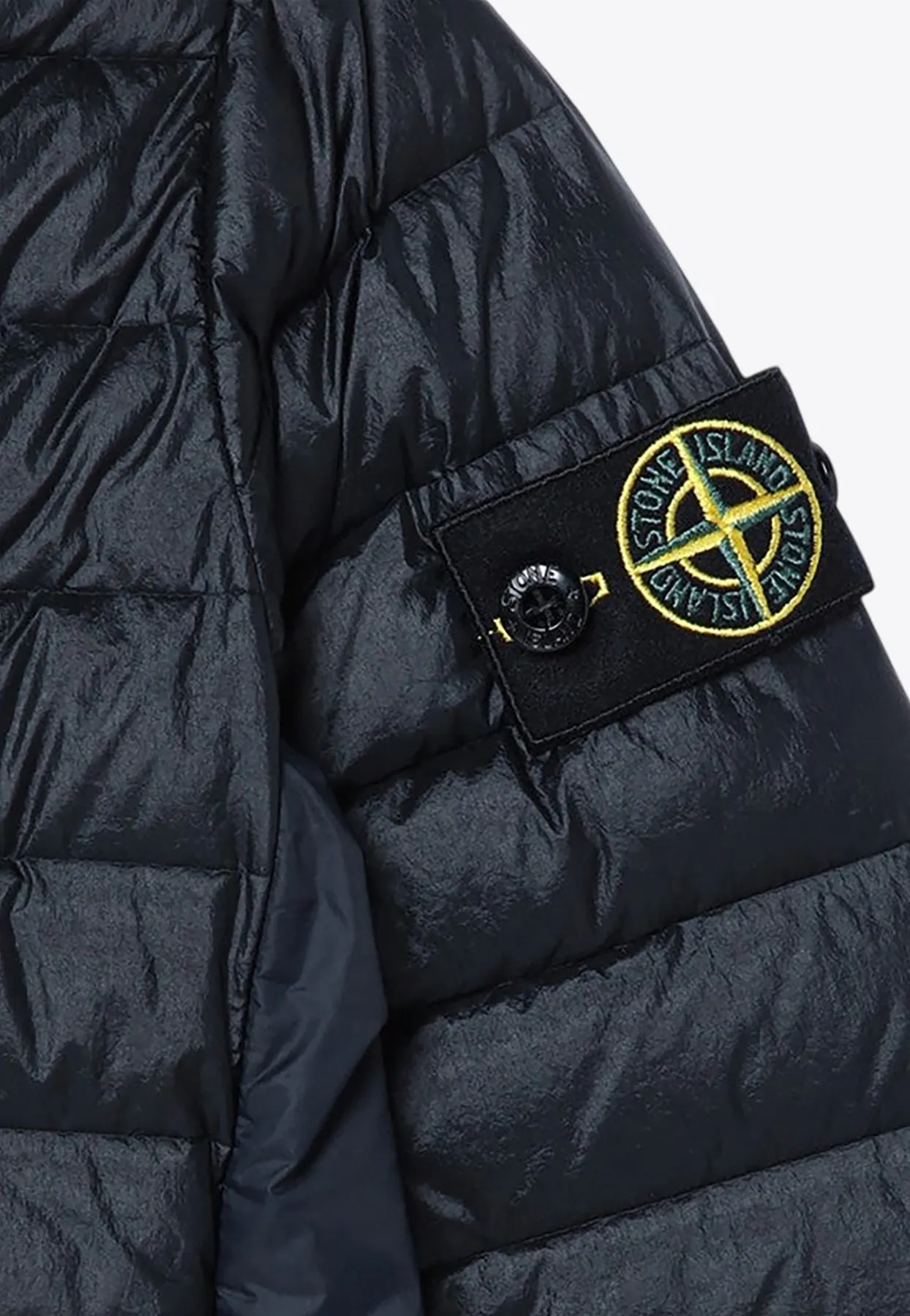 Boys Logo-Patch Down Jacket