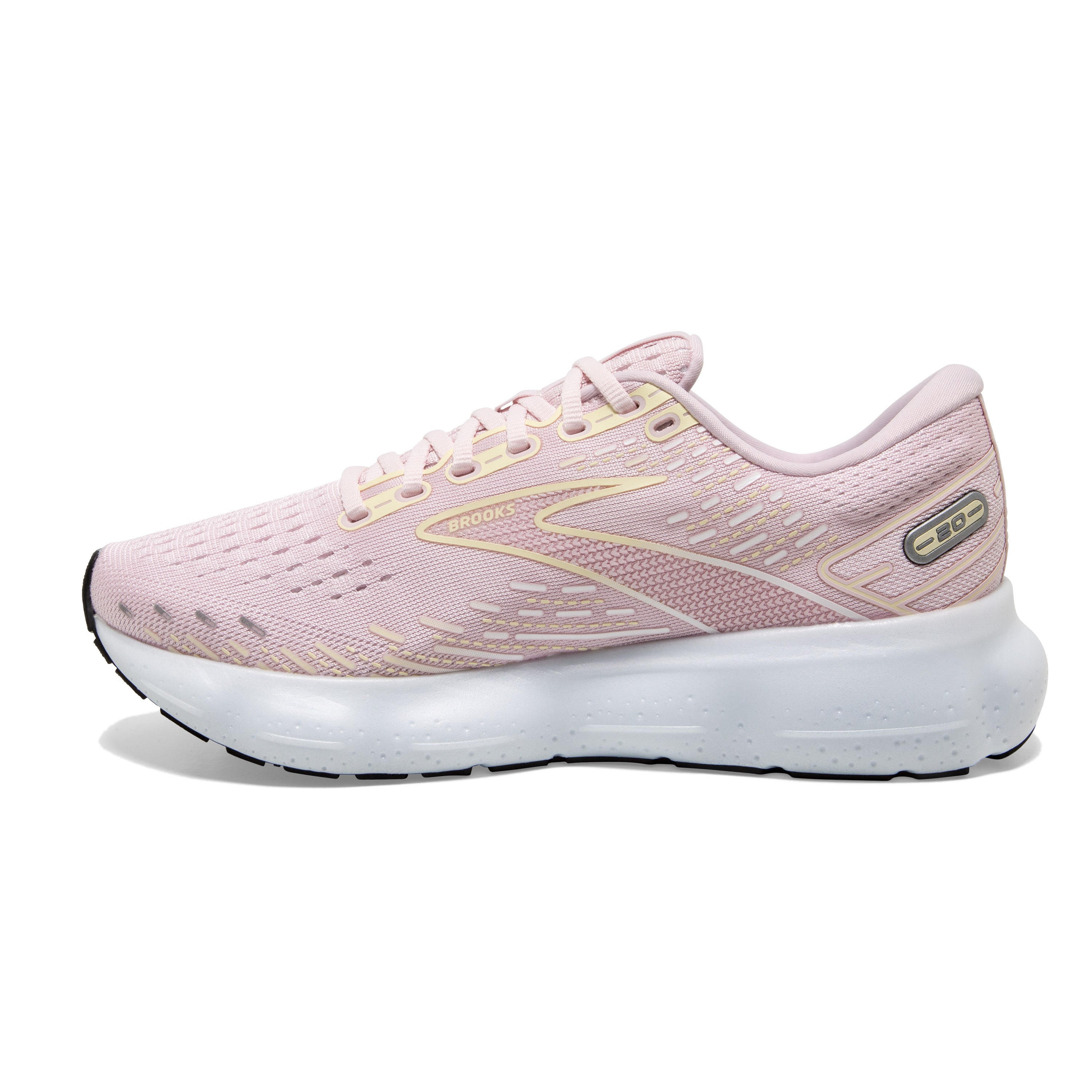 Brooks Glycerin 20 (B Width) - Pink/Yellow/White (Womens)