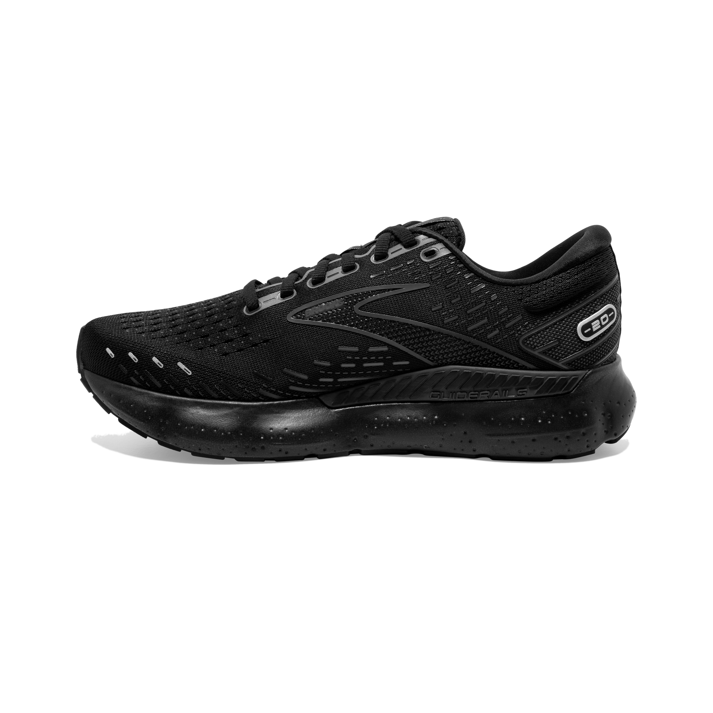 Brooks Glycerin GTS 20 (2E Width) - Black/Black/Ebony (Mens)