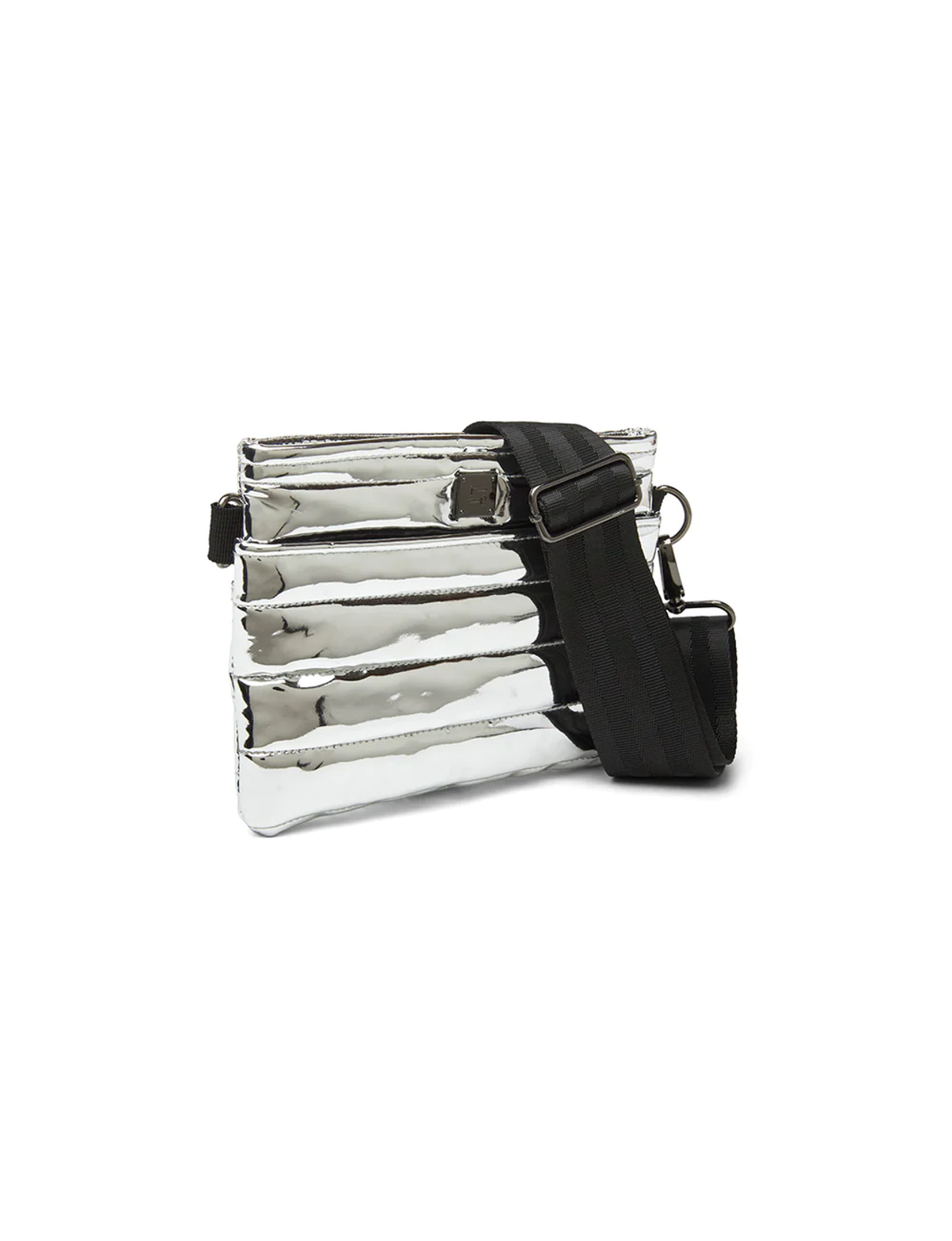 Bum Bag Crossbody, Silver Mirror