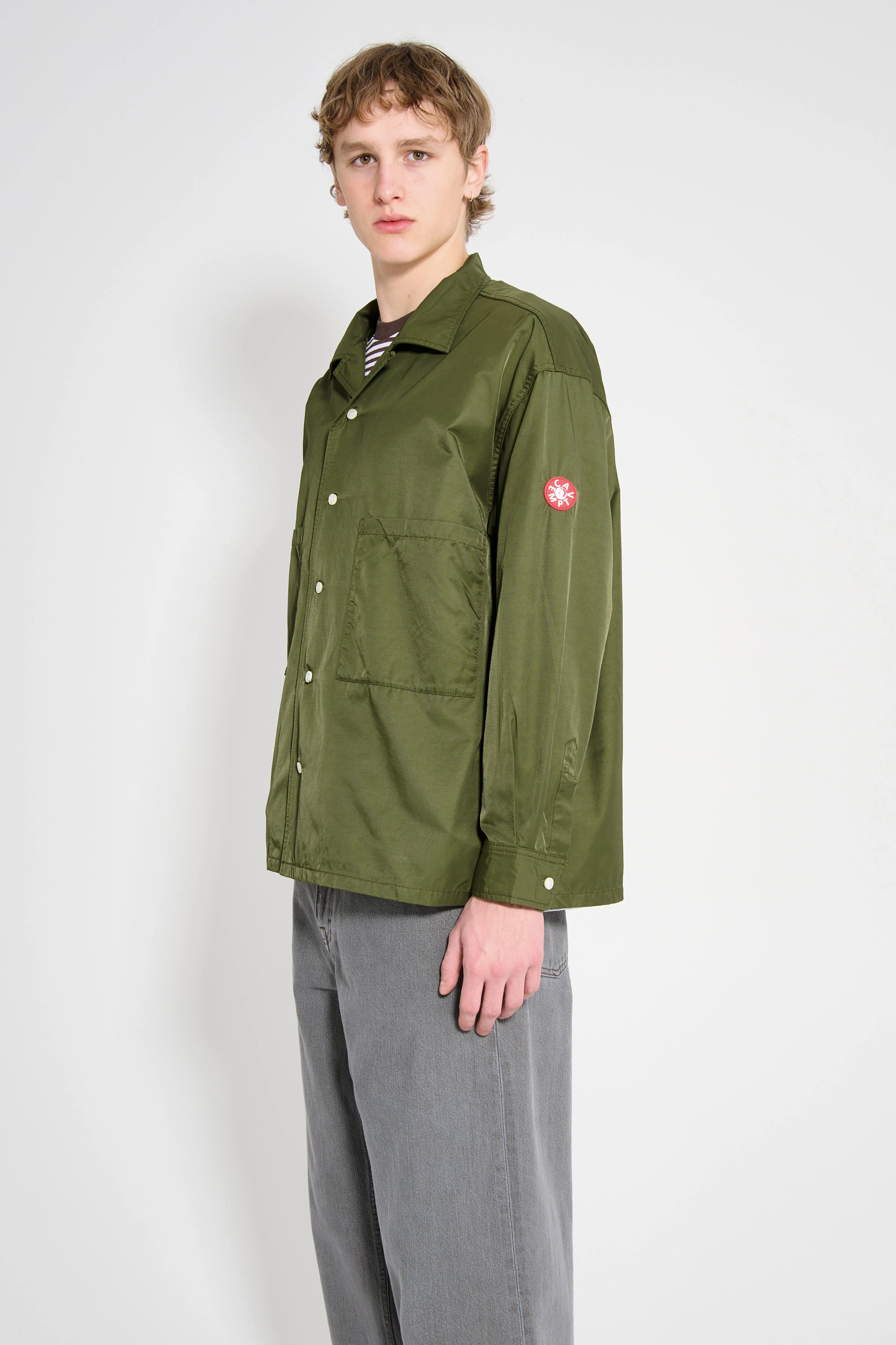 Cav Empt CN Twill Open Shirt Jacket Green