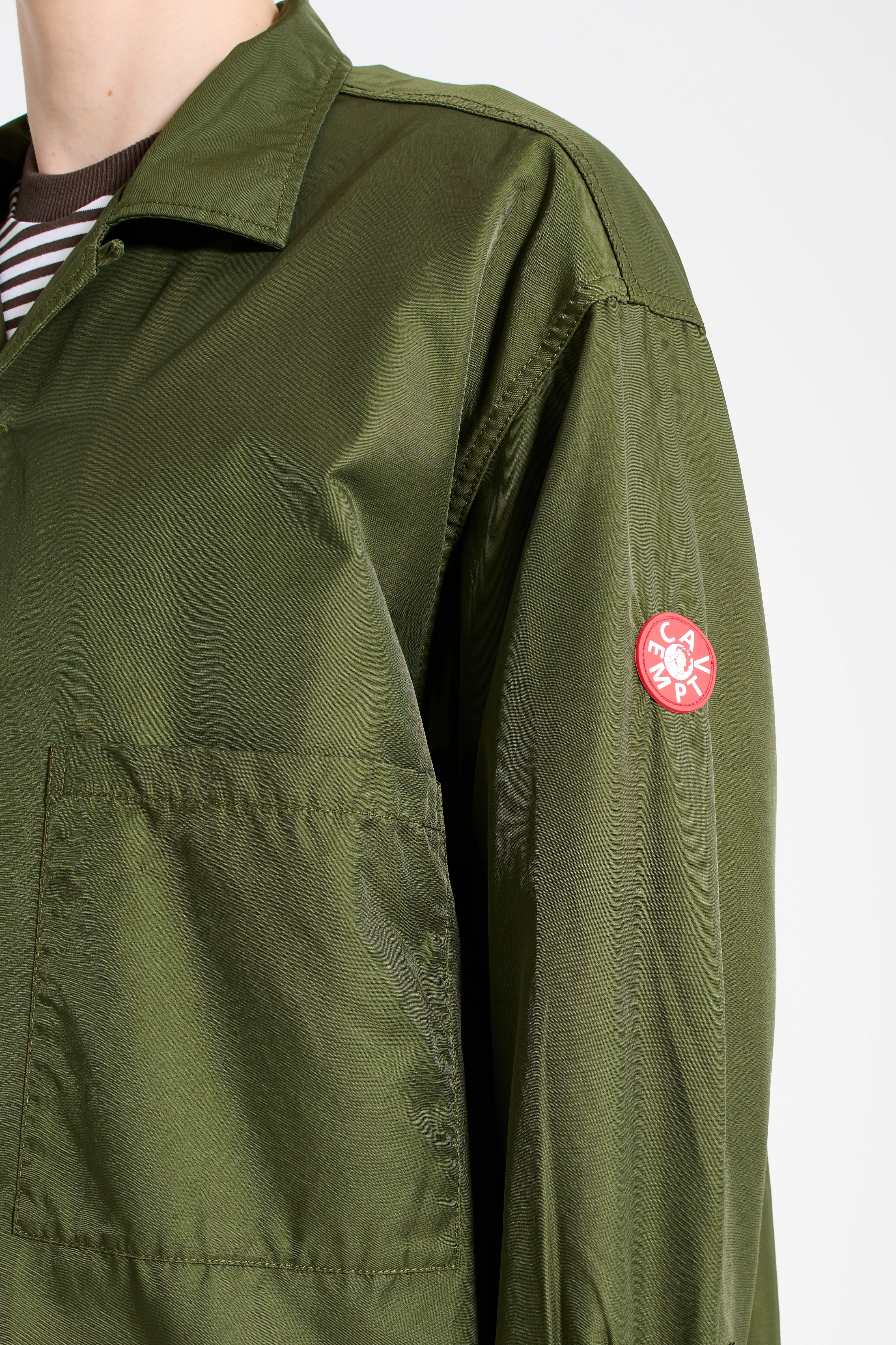 Cav Empt CN Twill Open Shirt Jacket Green