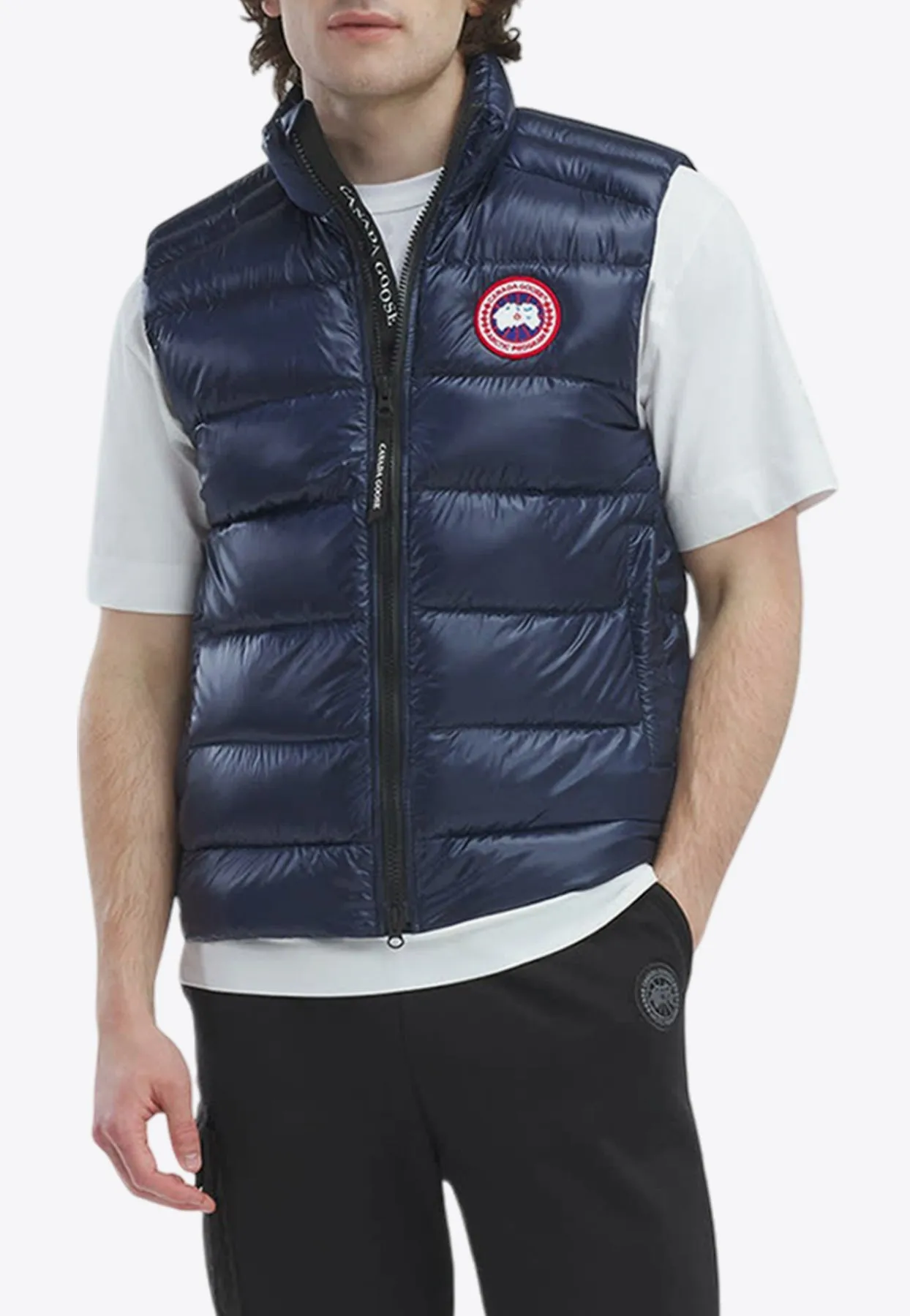 Crofton Logo Patch Down Vest