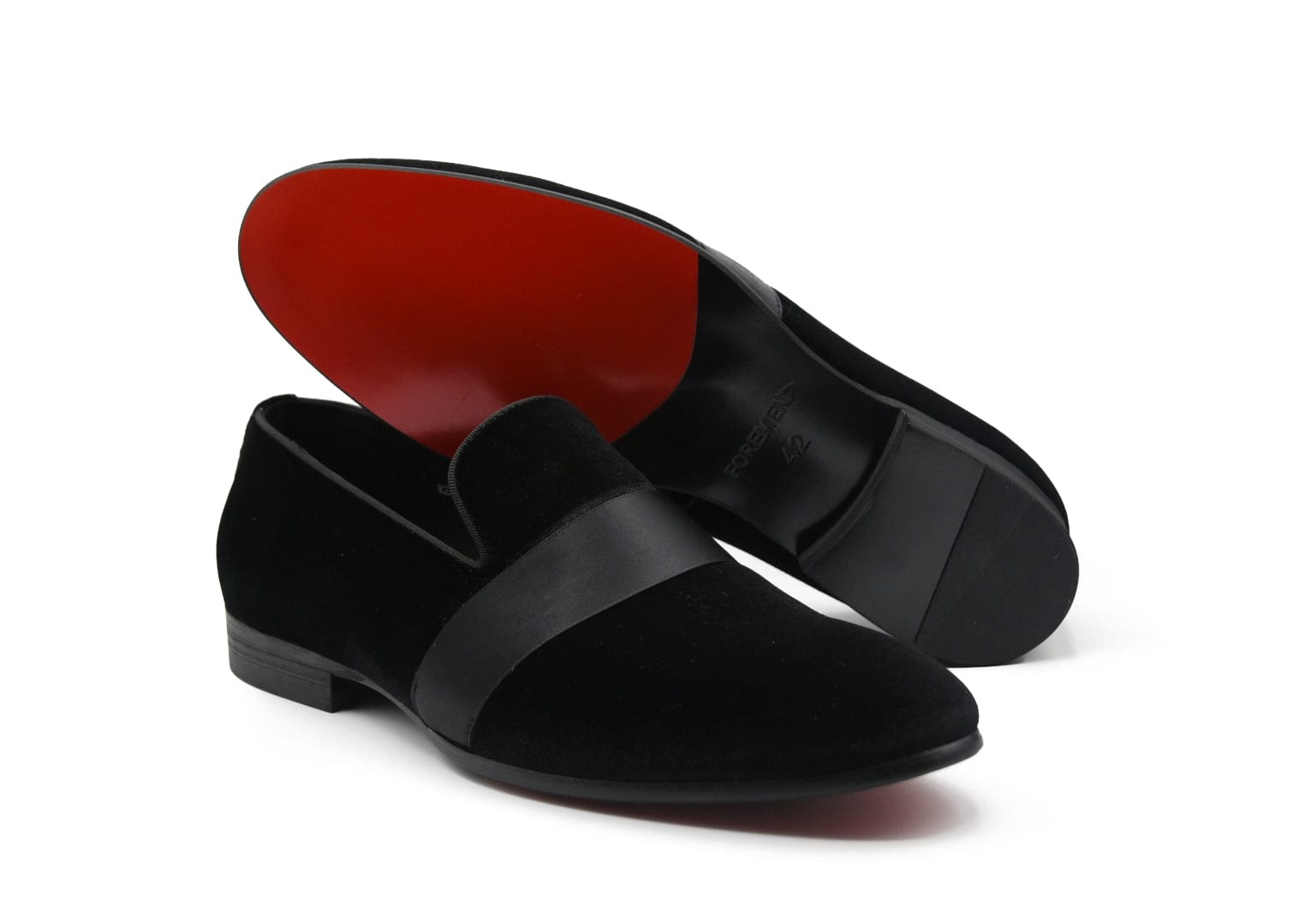 DANNIE LIBRA | Black Velvet Loafers