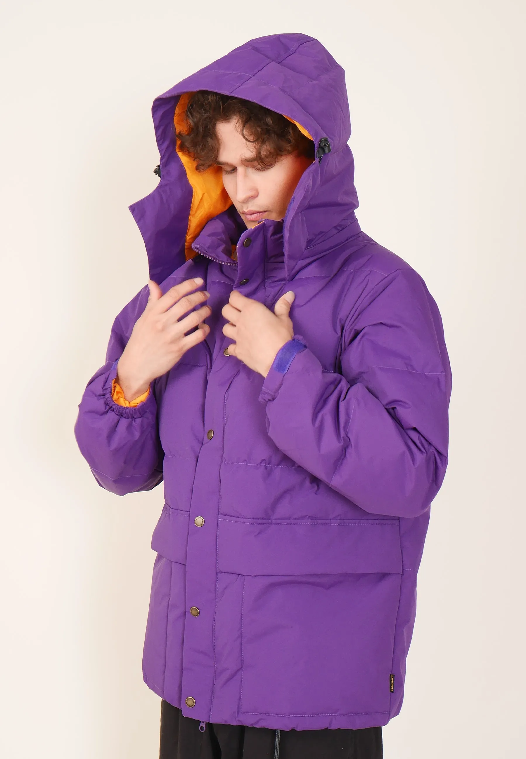 Down Jacket - purple