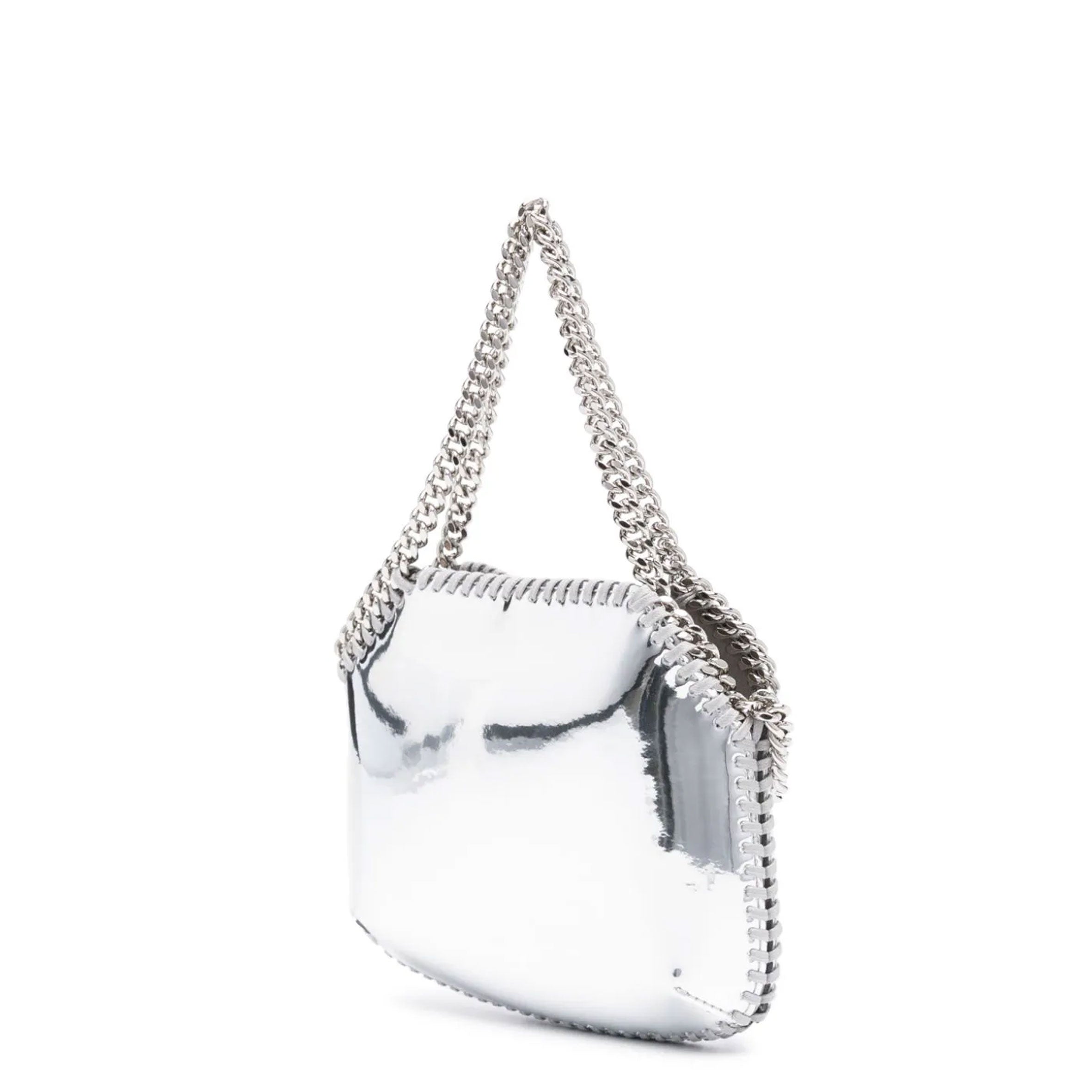 Falabella Mini Evening Mirror, Silver