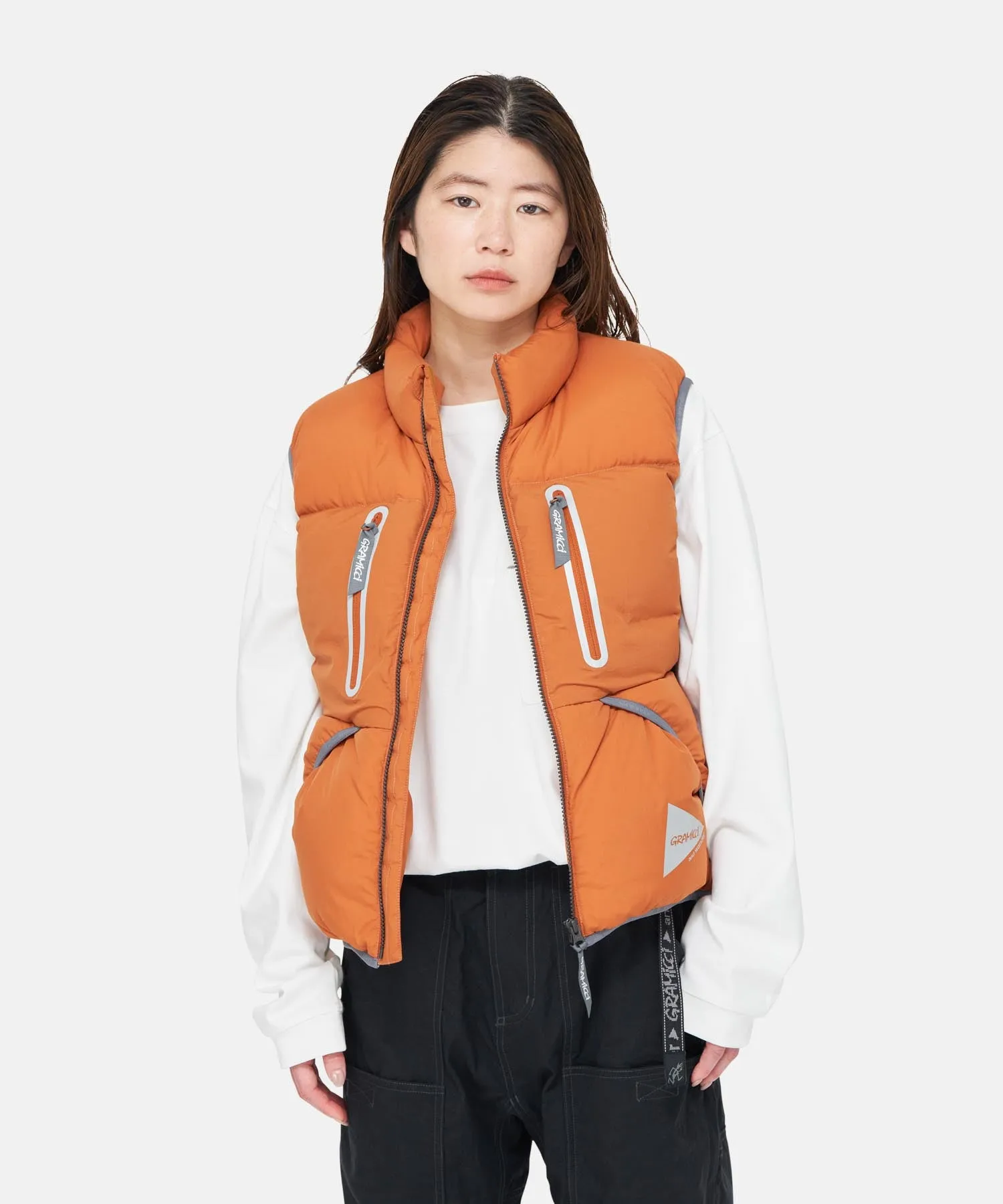 Gramicci x and wander Women's Down Vest