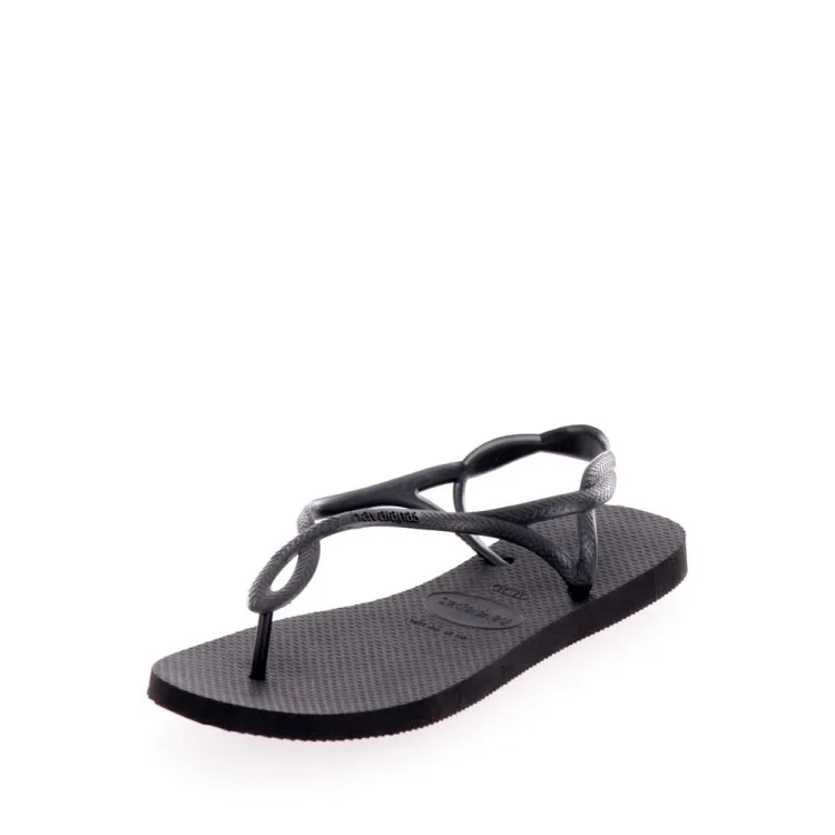 Havaianas 4129697 Luna Fc Infradito Donna Nero