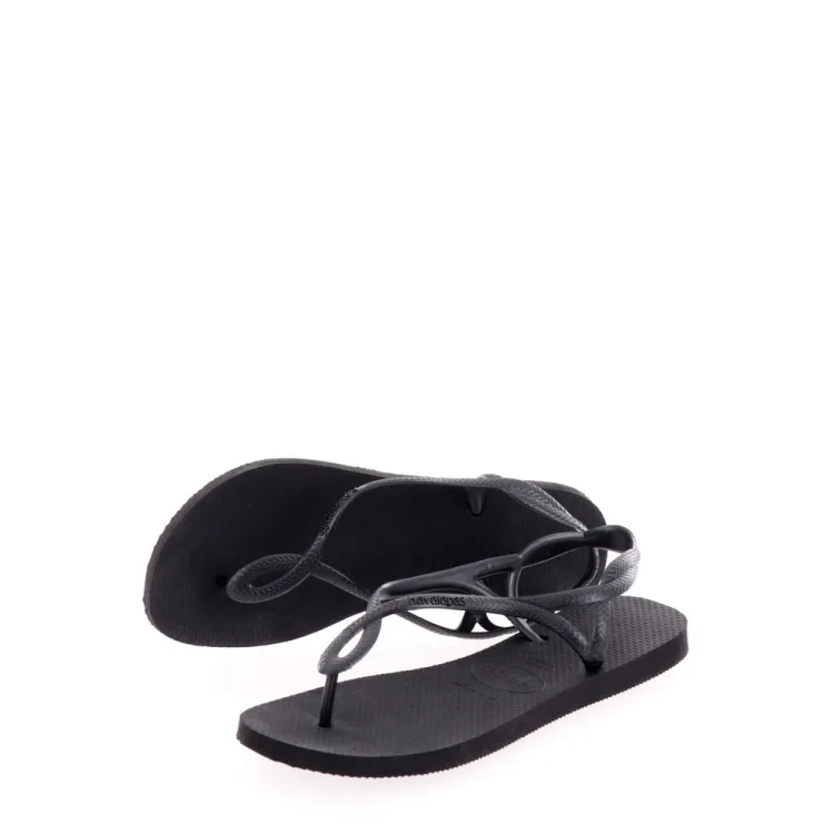 Havaianas 4129697 Luna Fc Infradito Donna Nero