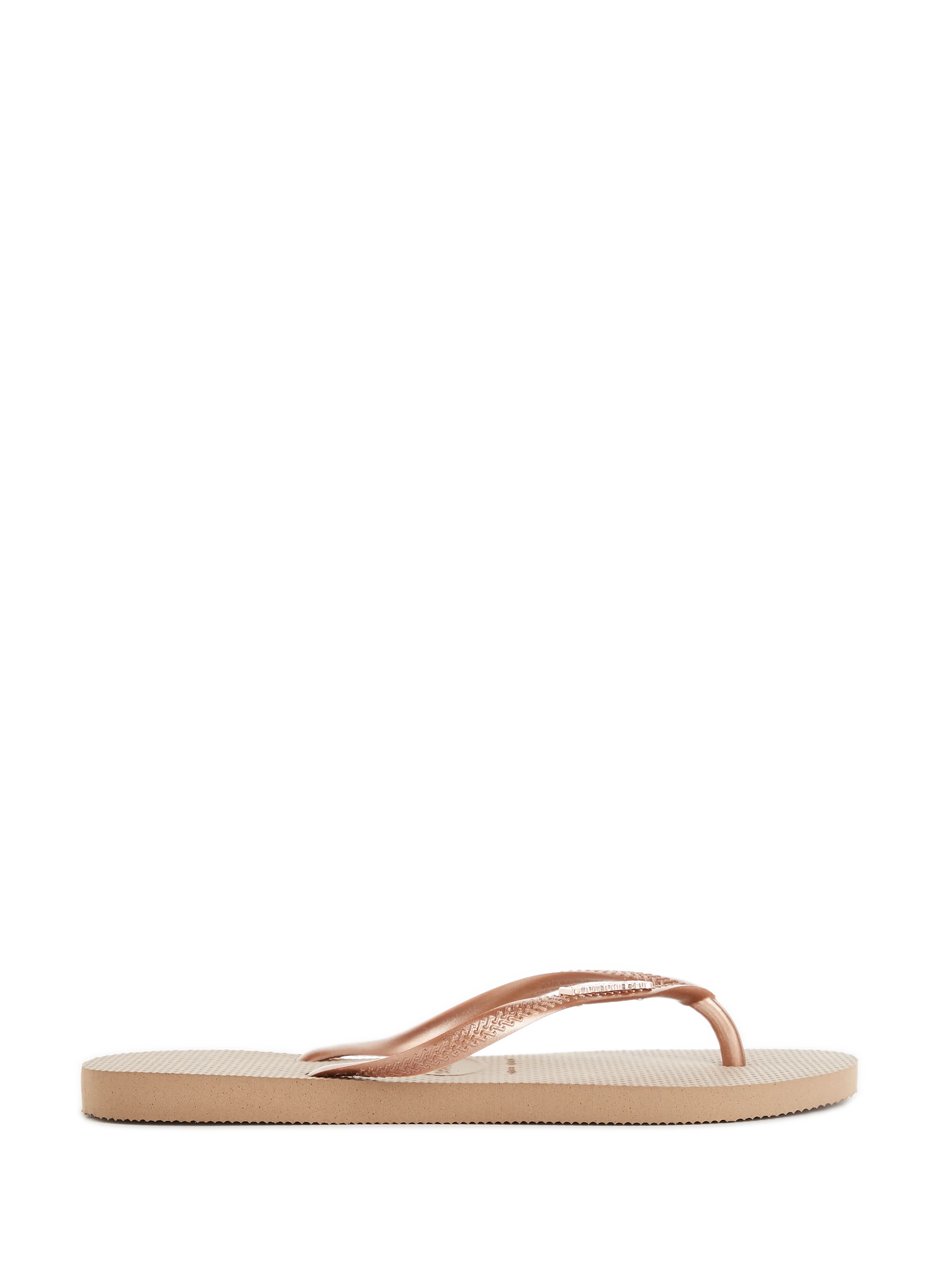 HAVAIANAS  Slim Logo Metallic flip flops - Pink