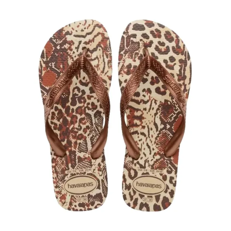 Havaianas Top Animals Fc Infradito Leopardato