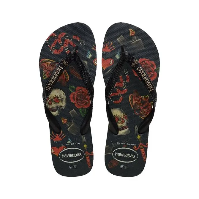 HAVAIANAS TOP TRIBO BLACK