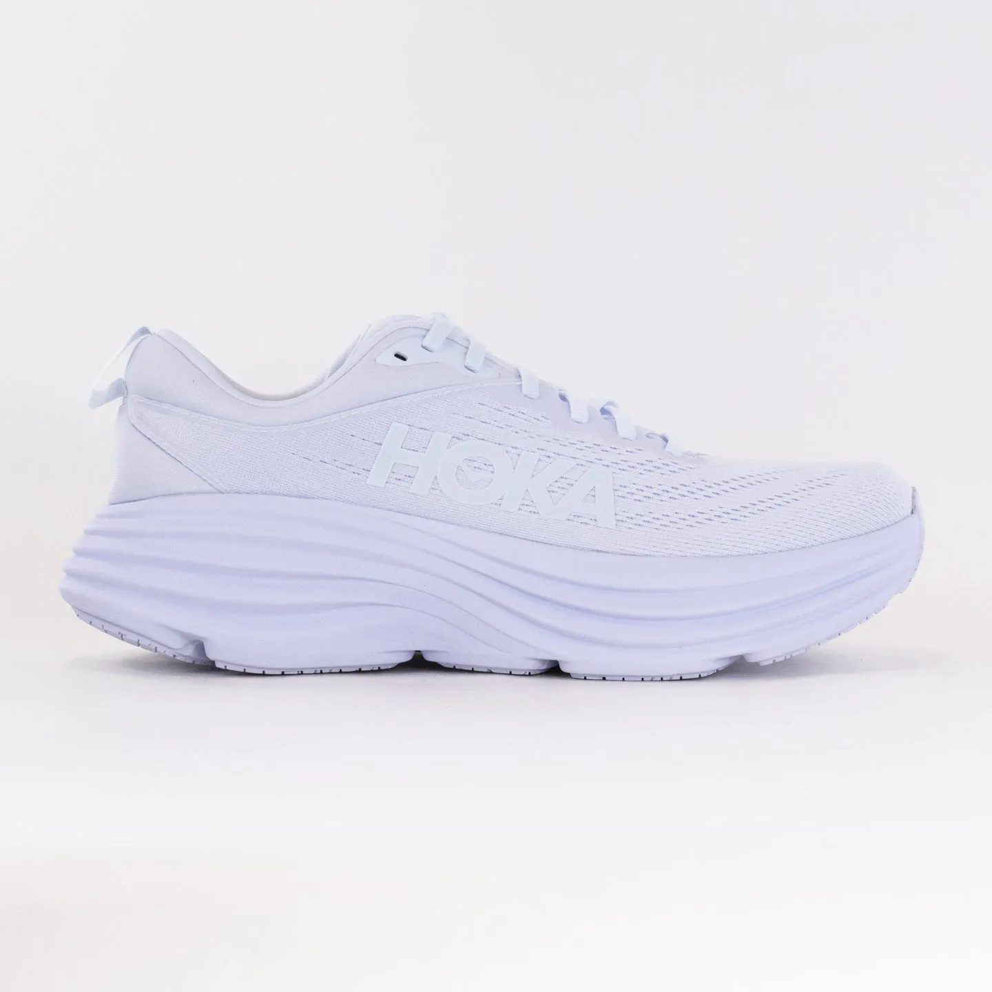 Hoka Bondi 8 (Men's) - White/White