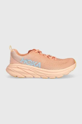 Hoka One One running shoes RINCON 3 orange color