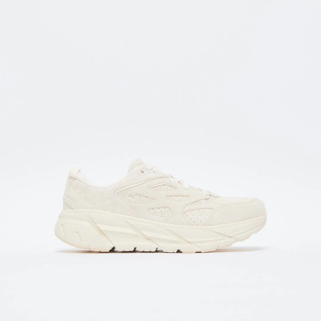 Hoka One One - U Clifton L Suede (Eggnog/Eggnog)