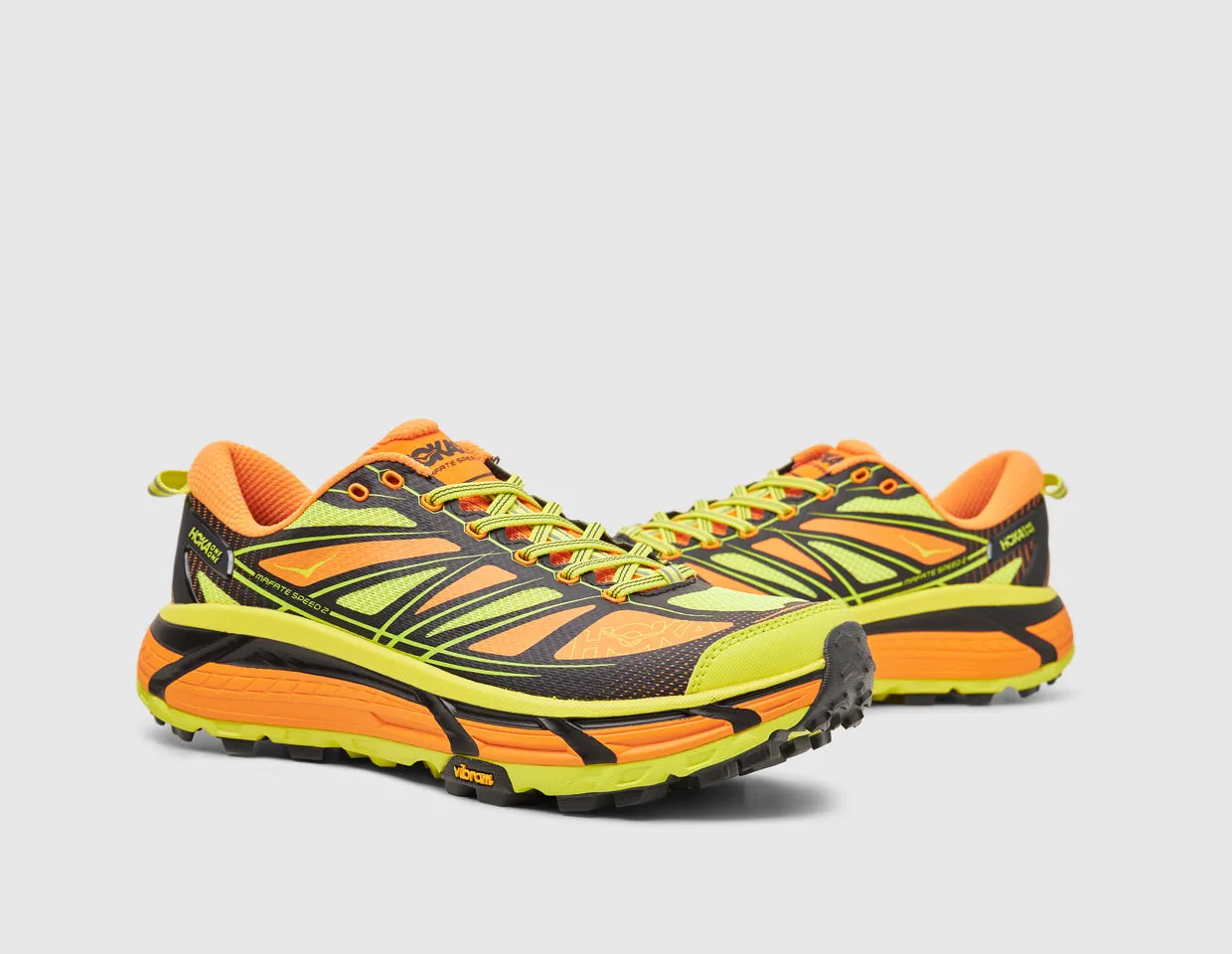 Hoka U Mafate Speed 2 Electric Tangerine / Hoka Citrus