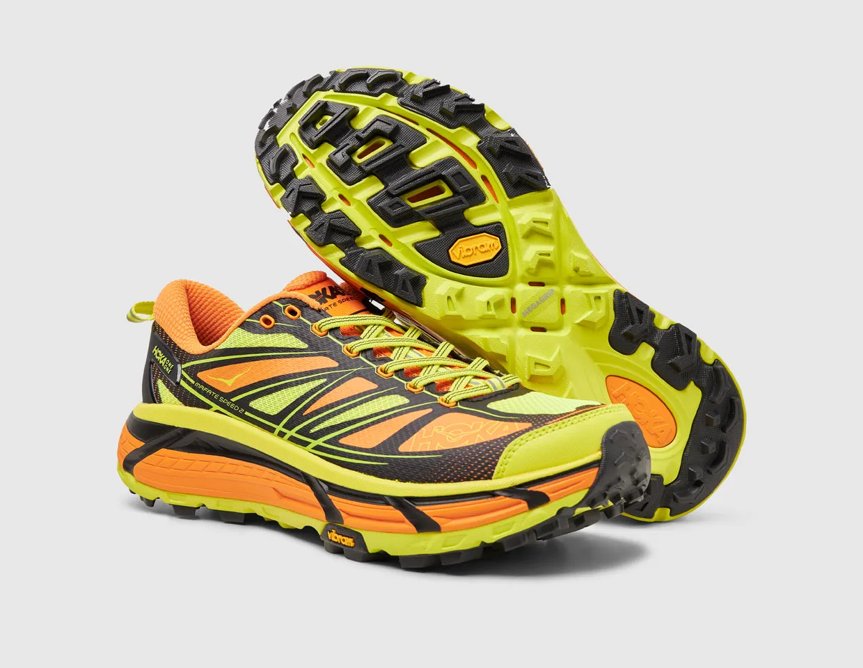 Hoka U Mafate Speed 2 Electric Tangerine / Hoka Citrus