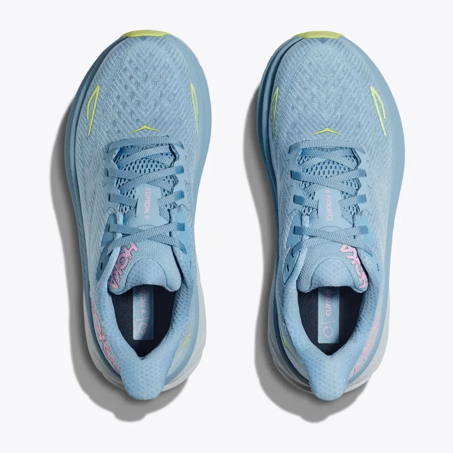 Hoka Women's Clifton 9 Wide Fit Running Shoes Dusk / Pink Twilight