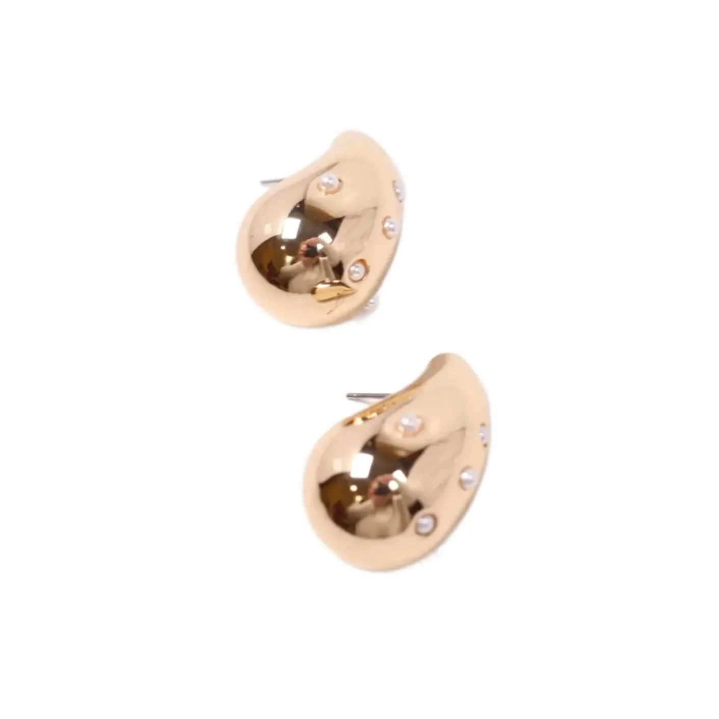 Hugo Pearl Drop Earring Gold