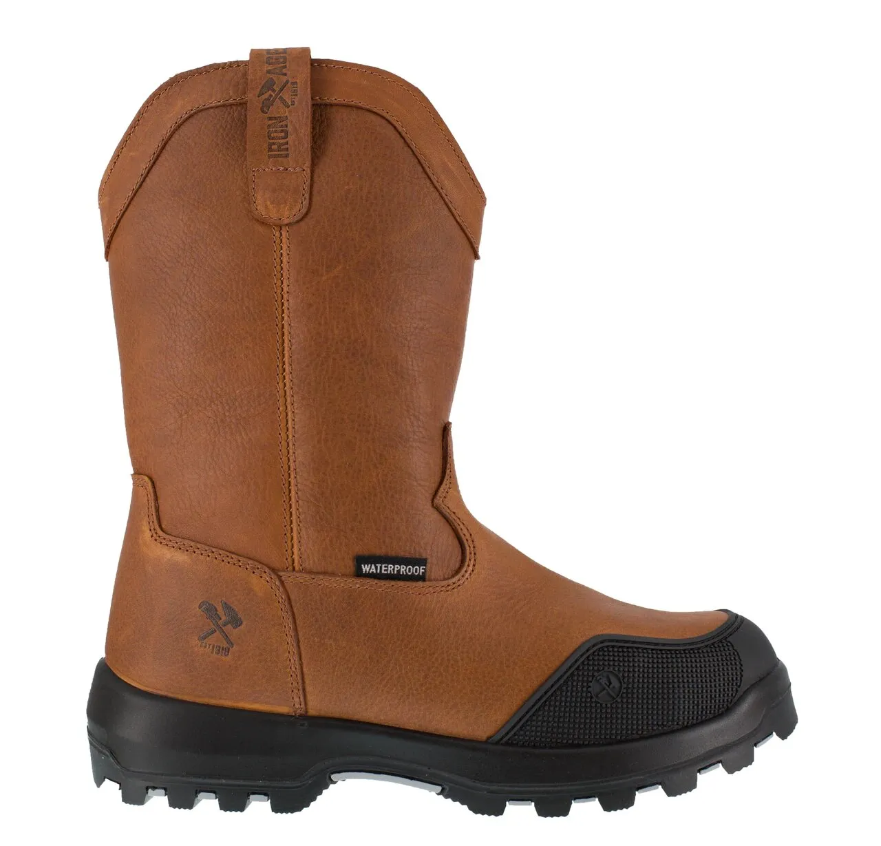 Iron Age Immortalizer Mens Brown 10 Waterproof Wellington IA0190