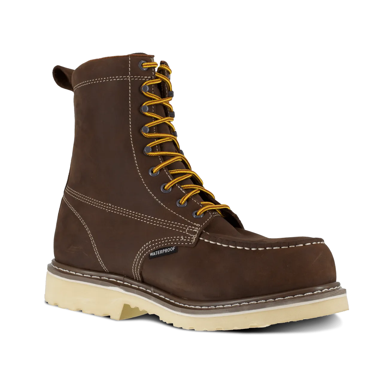 Iron Age Men's - 8 Solidifier EH Waterproof Brown Work Boot - Comp Toe