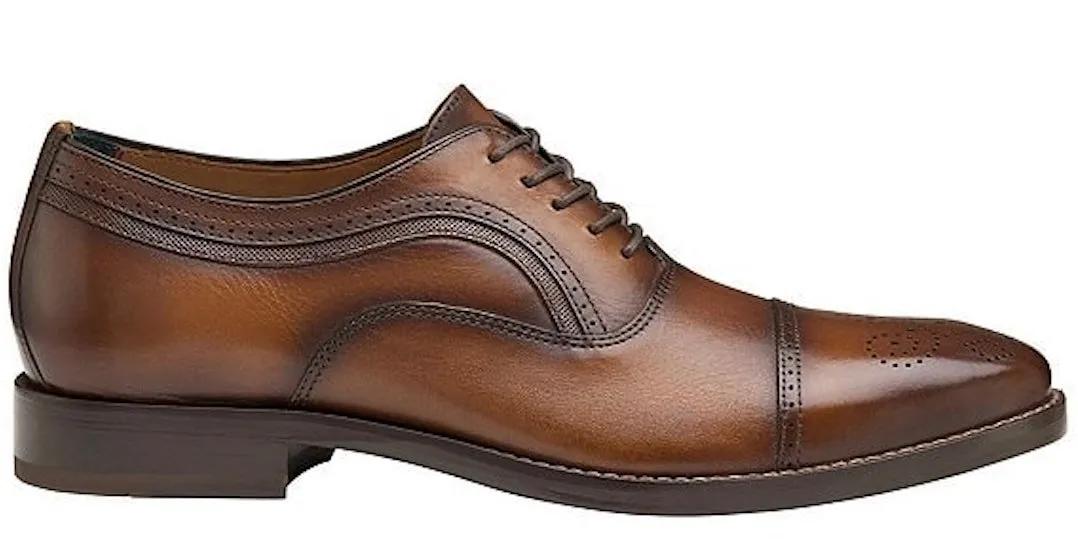 Johnston & Murphy Danridge Cap Toe Brown Men's