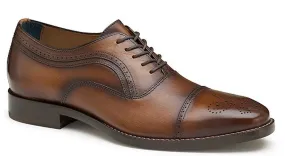 Johnston & Murphy Danridge Cap Toe Brown Men's