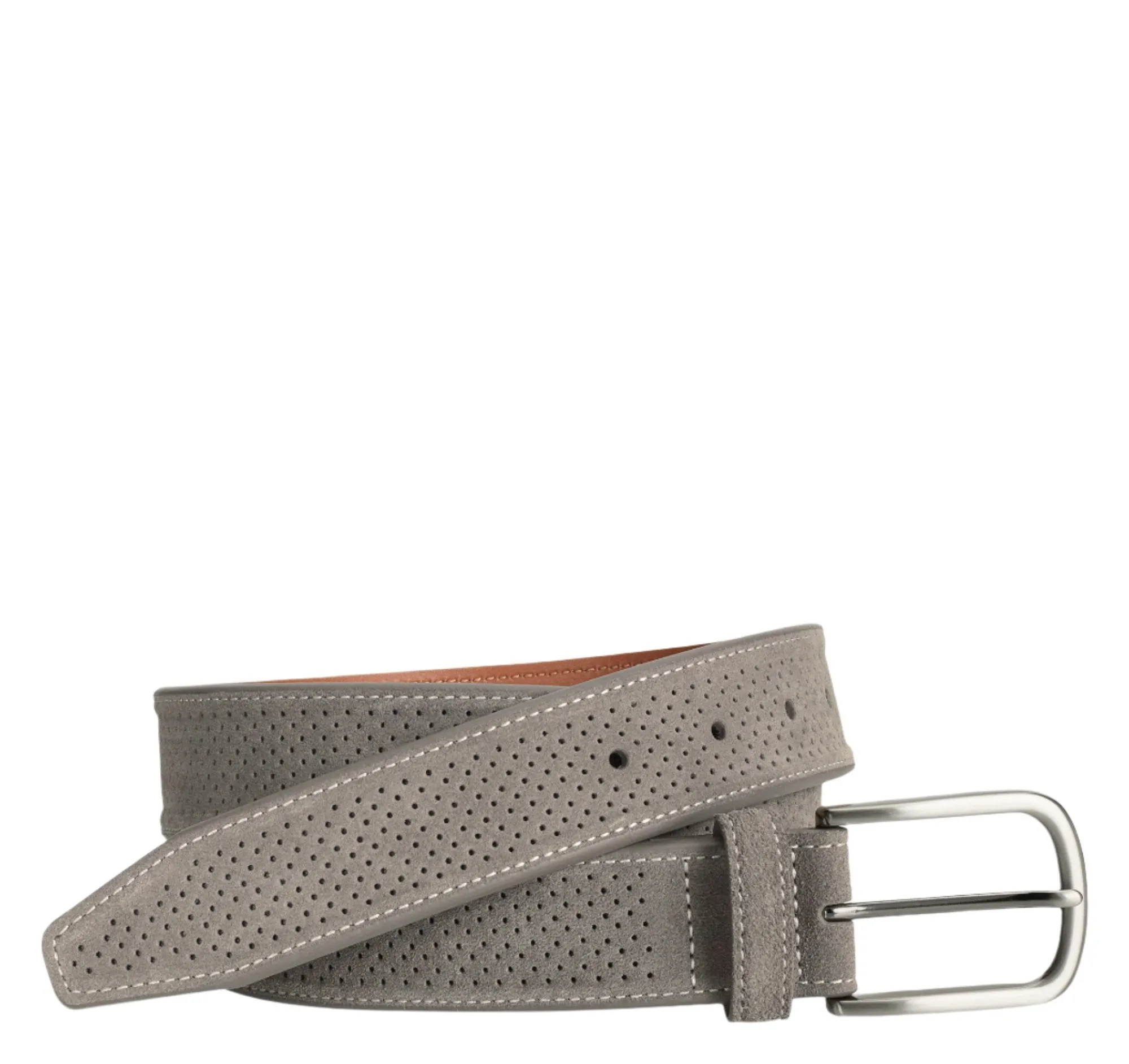 JOHNSTON & MURPHY PERFED SUEDE BELT MEN'S