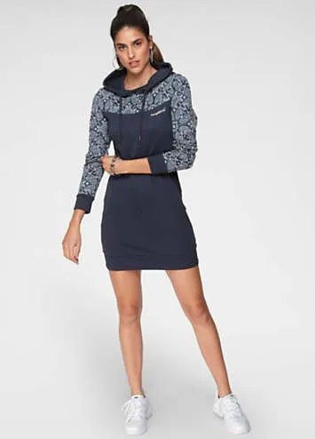 Kangaroos Print Sweatshirt Dress | Grattan