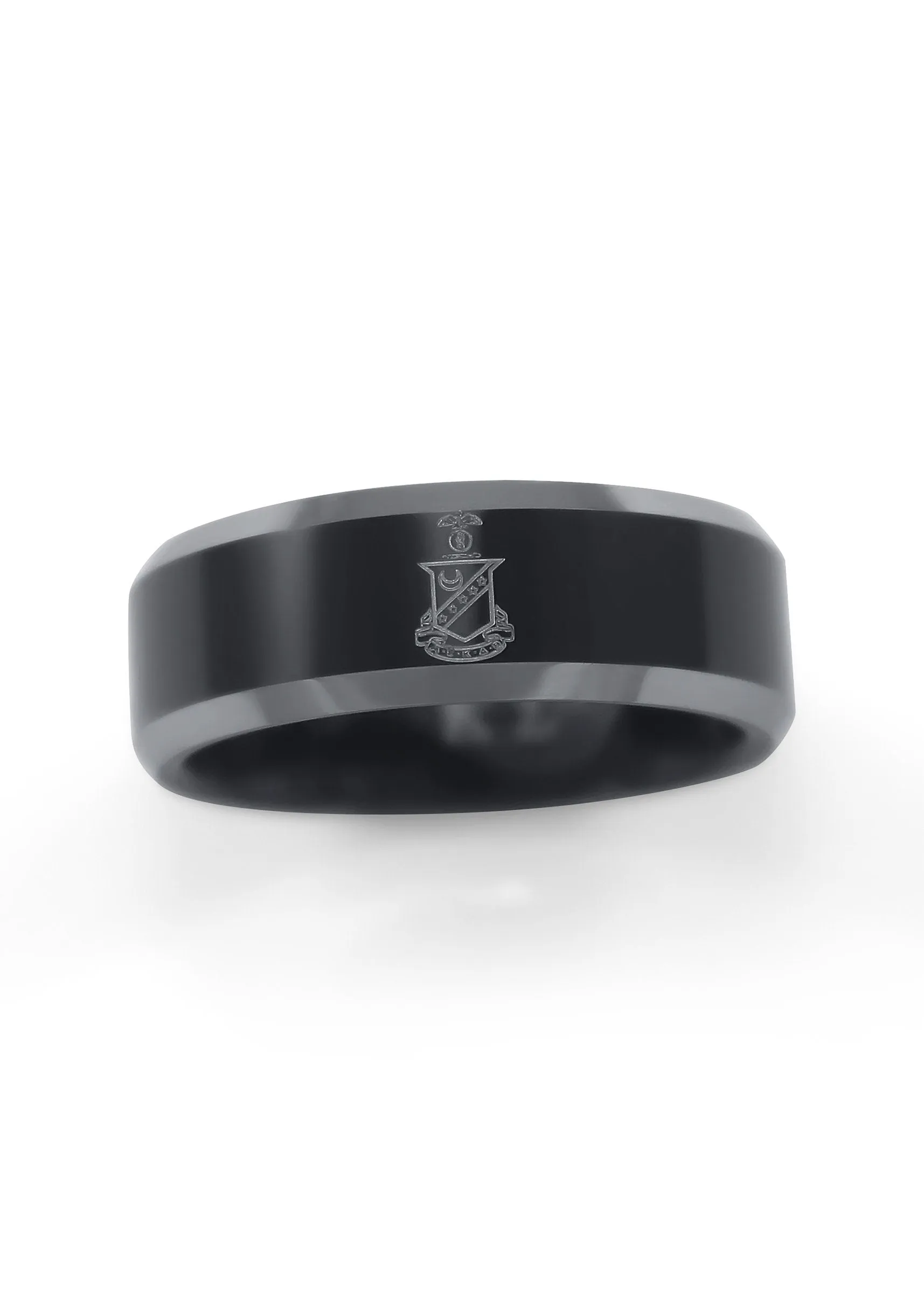 Kappa Sigma Black Tungsten Ring