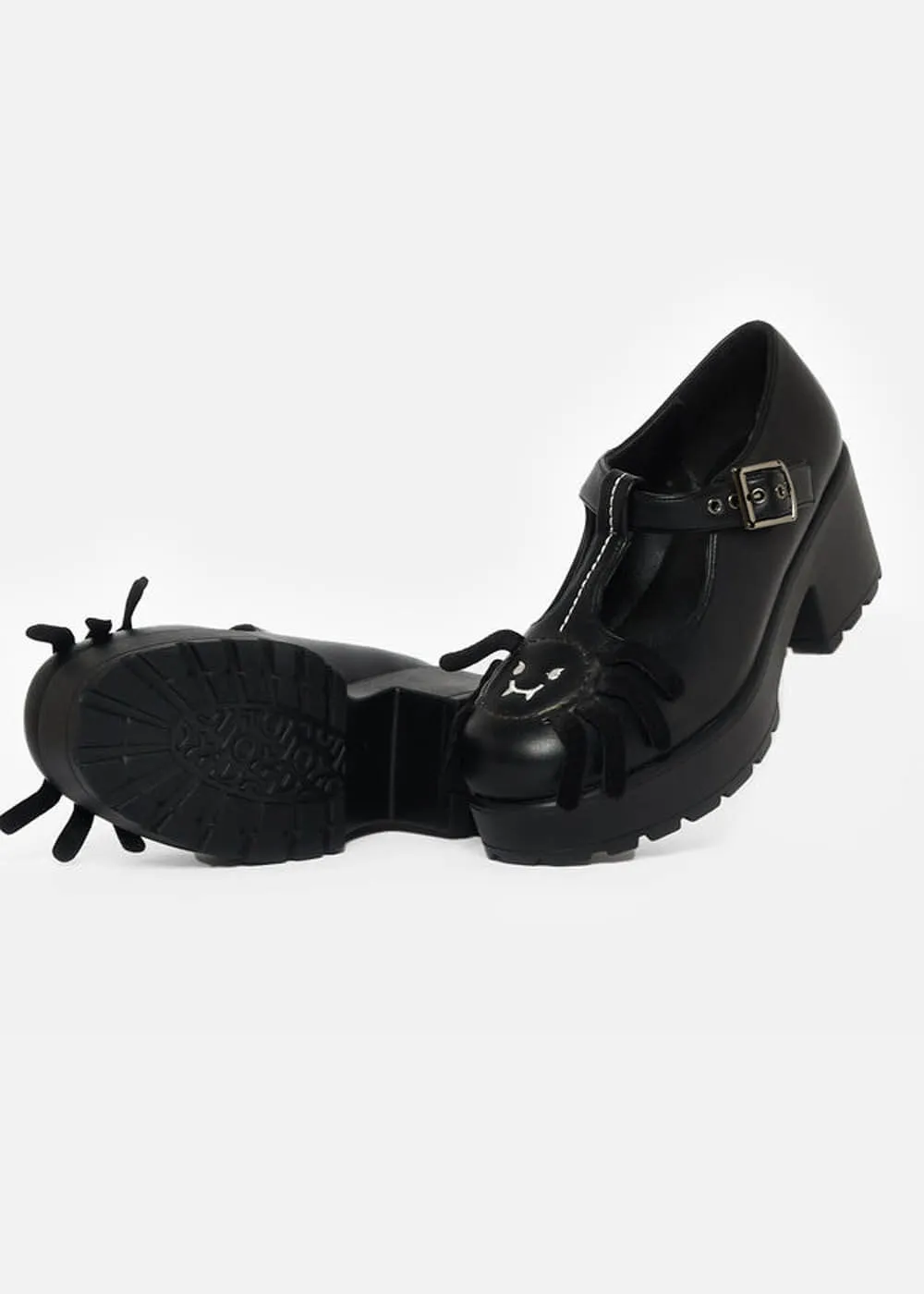 Koi Footwear Sai Spider's Choice Mary Jane Pumps Black