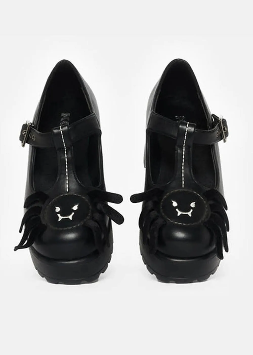 Koi Footwear Sai Spider's Choice Mary Jane Pumps Black