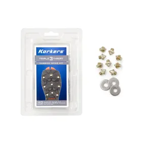 Korkers Triple Threat Spike Carbide Spike Kit