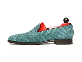 Laurelhurst II - MTO - Braided Ocean Suede - TMG Last - Single Leather Sole