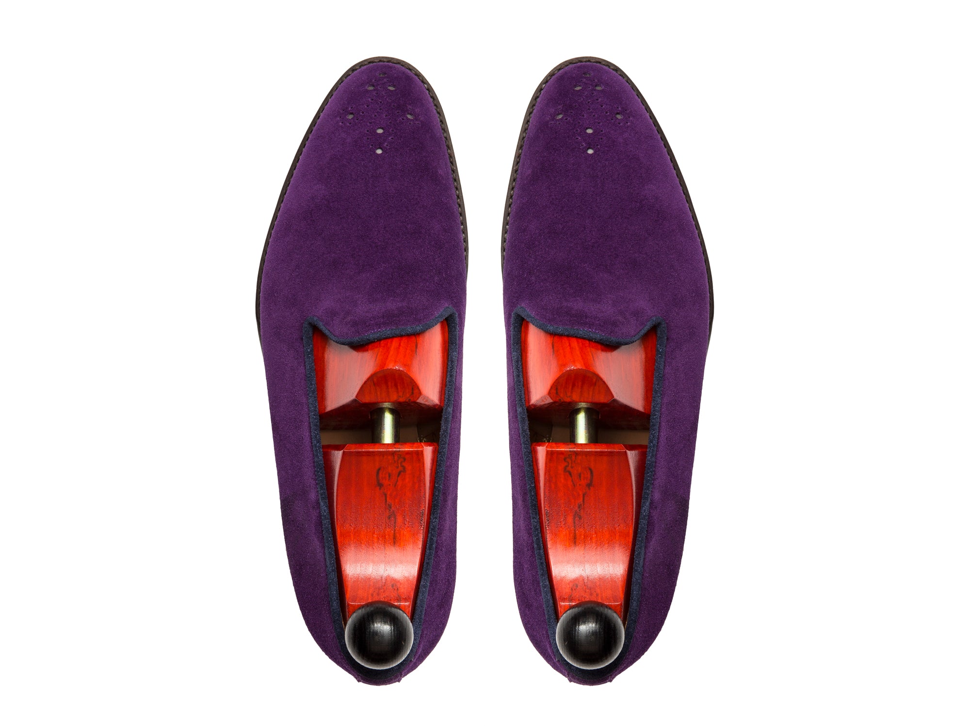 Laurelhurst - MTO - Purple Suede - TMG Last - Single Leather Sole