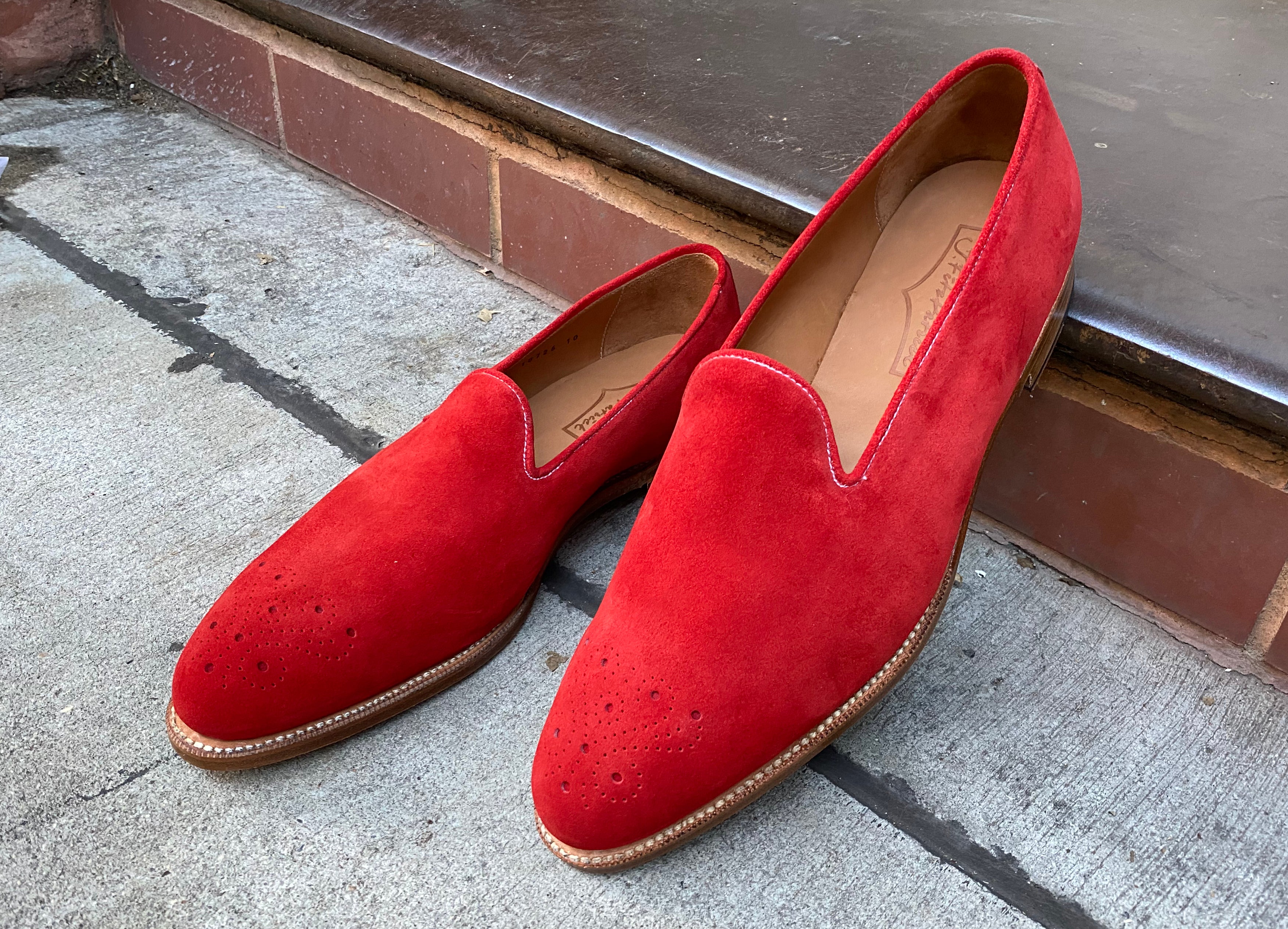 Laurelhurst - MTO - Red Suede - TMG Last - Natural Sole