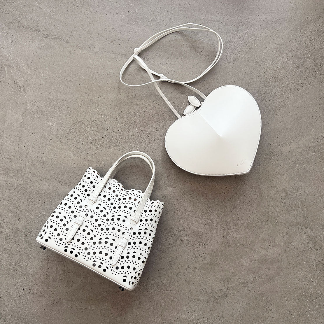 Le Cur Bag, White Lux Calfskin