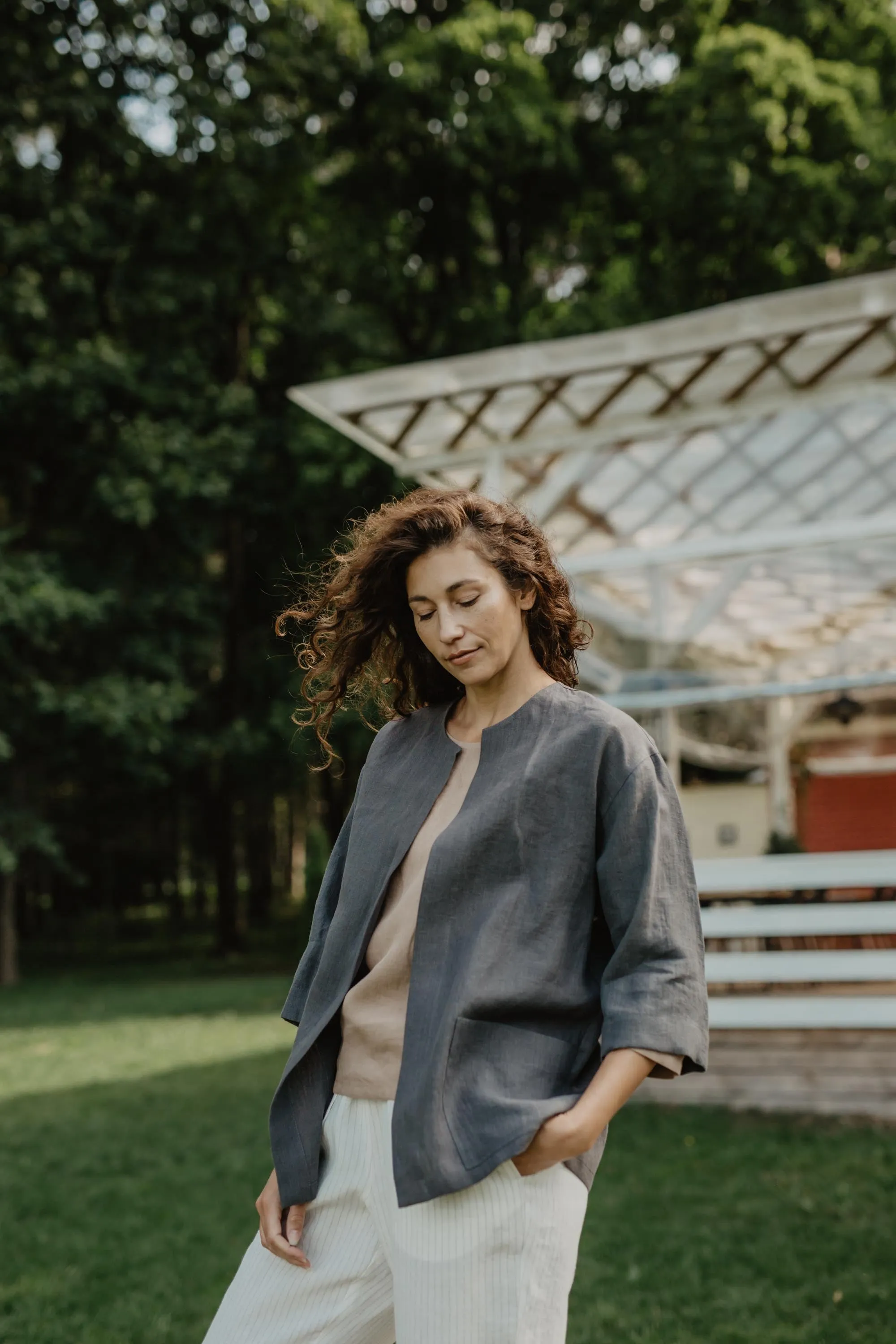 Linen oversized jacket Kyiv